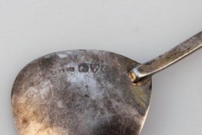 A George V silver Arts and Crafts spoon - 2
