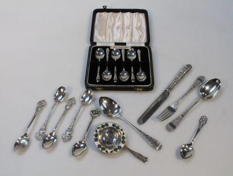 Various Victorian and later silver flatware