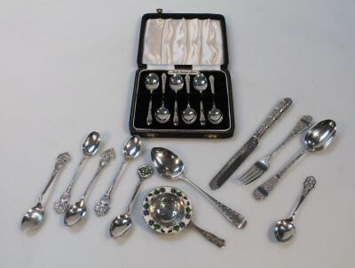 Various Victorian and later silver flatware