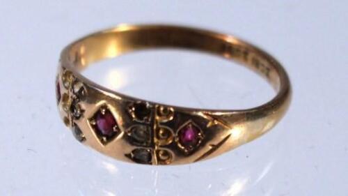 An Edwardian dress ring