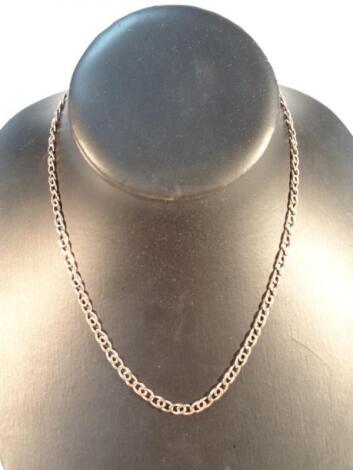 A curb chain necklace