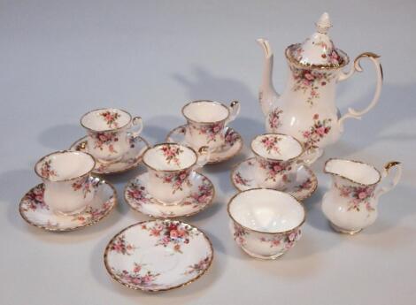 A Royal Albert Cottage Garden part tea service