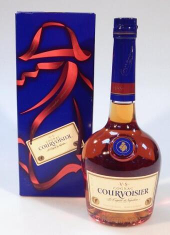 A boxed bottle of V S Cognac Courvoisier Napoleon