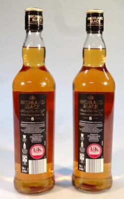 Two bottles of Highland Black Special Reserve scotch whisky - 2