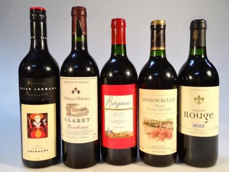 Various red wine