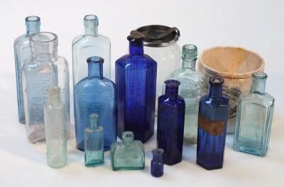 Various glass bottles