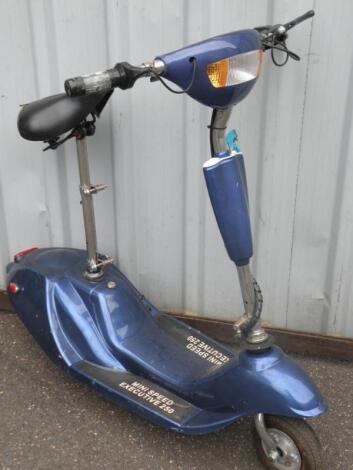 A Mini Speed Executive 250 motorised scooter