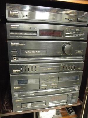 A Pioneer stacking music system - 2