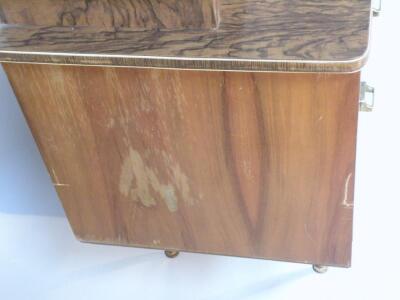 A mid-20thC melamine retro design sideboard - 2