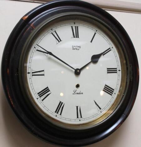 A 20thC school style clock