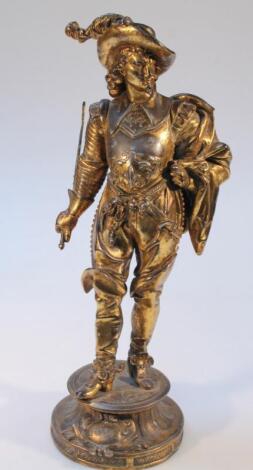 A 20thC cast metal figure