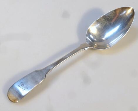 A George III Dublin silver tablespoon