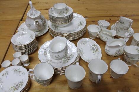 A Royal Albert Haworth pattern bone china part dinner service