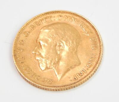 A George V gold half sovereign - 2