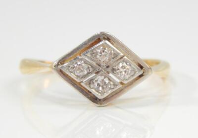 An Art Deco style ring