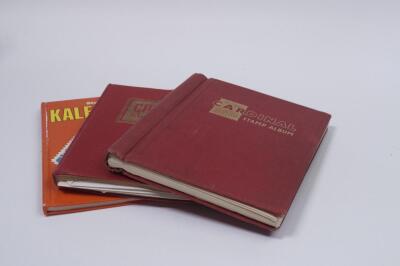 A selection of mid 20thC and later stamp albums