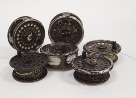 Centre pin reels