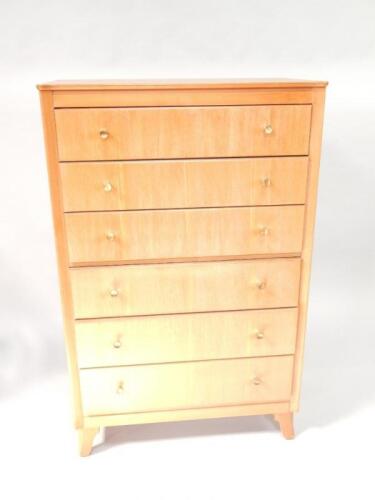 A Lebus light oak chest