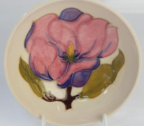 A Moorcroft pottery trinket dish