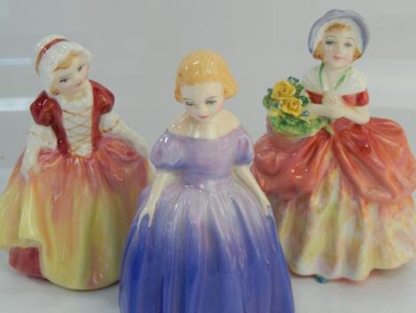 Three Royal Doulton figurines