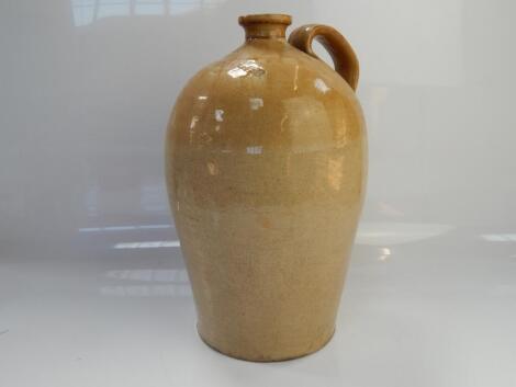 A stoneware flagon marked Fred H Arden Bourn