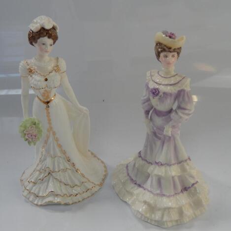 Two Coalport figurines