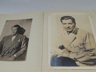 Three mid 20thC autograph books - 2