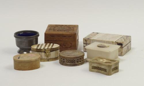 A selection of trinket boxes