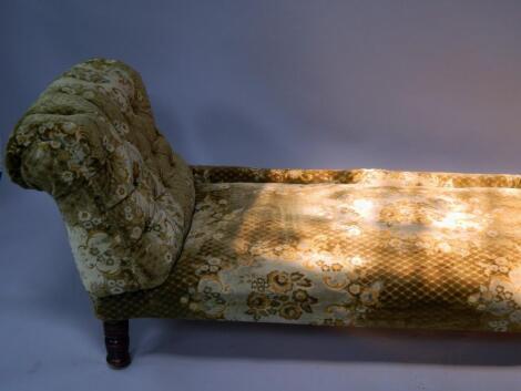 A Victorian chaise lounge