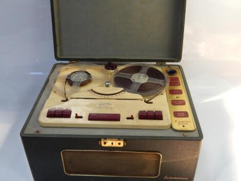 An Elizabethan Deluxe reel to reel tape transcriptor.