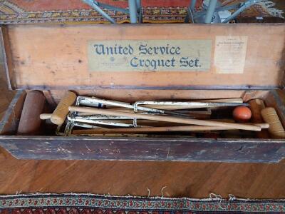 A United Service Croquet set