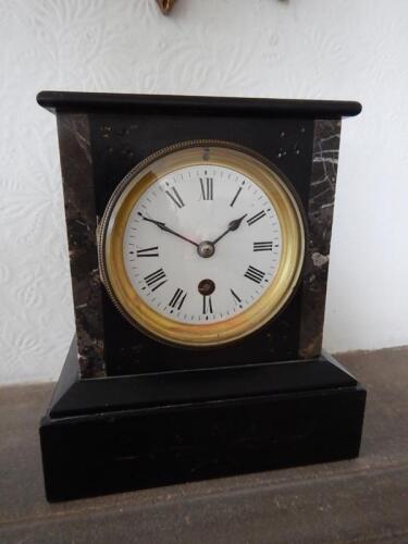 A Victorian mantel clock