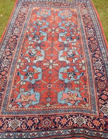 An antique eastern rug