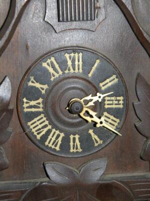 An early 20thC German Black Forest cuckoo clock. - 2