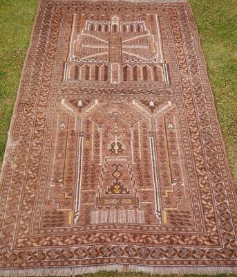 An Afghan temple rug