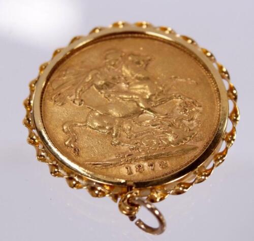 A Victoria gold sovereign