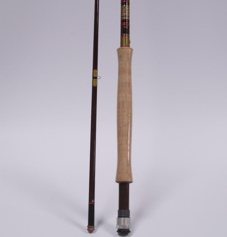A 9ft Hardy two piece fishing rod