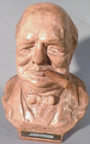 Sir Winston Churchill Tallent terracotta table lighter