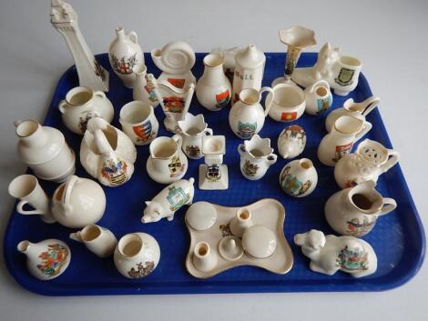 A collection of Crested China.