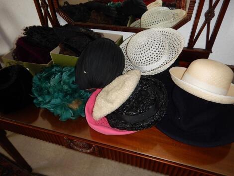 Various ladies hats