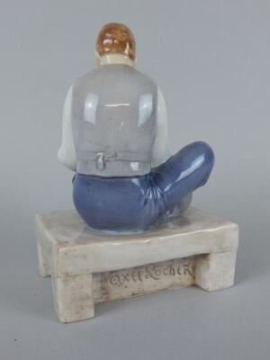 A Bing & Grondahl porcelain figure of a tailor - 2