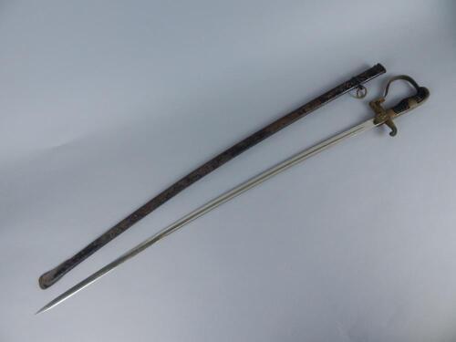 A German Third Reich WWI dress sword and scabbard