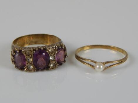 Two dress rings