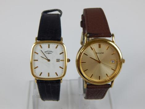 Two gent's wristwatches