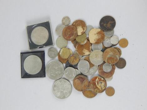 A quantity of coins