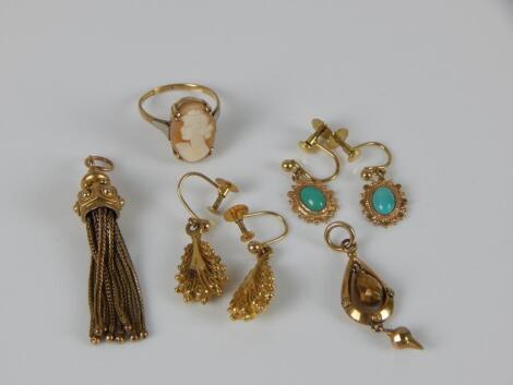 Various earrings