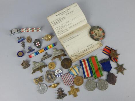 Various medals