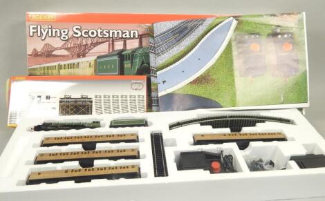 A modern Hornby Flying Scotsman OO gauge electric train set