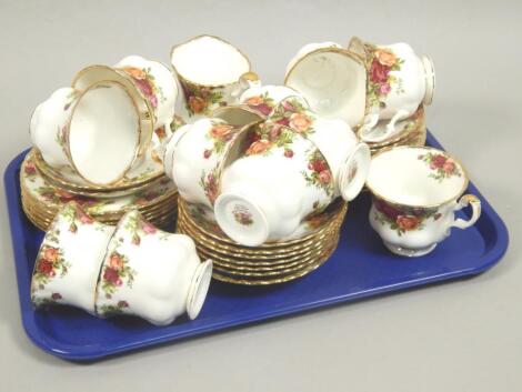 Various Royal Albert Old Country Roses pattern part tea sets