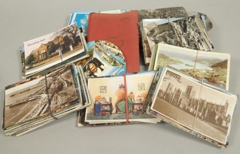 A large quantity of postcards